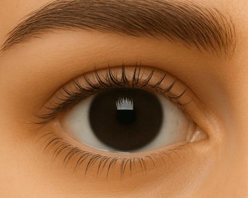 Yeux noisette, avant l'intervention